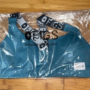FIGS hydrogreen sports bra L